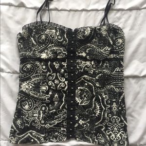 Black and white shirt